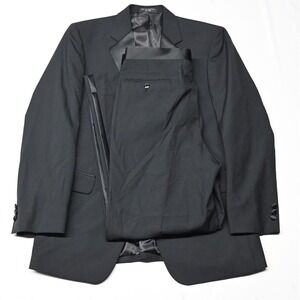 Jones New York 40R 34x30 Black 100% Wool Mens Prom Formal Tuxedo‎ Tux